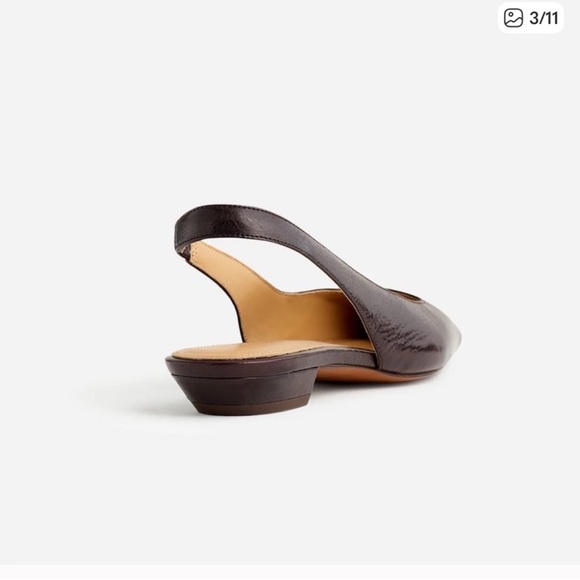 Madewell Dark Brown Slingback Flats - Picture 3 of 8